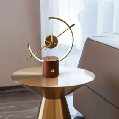 Creative Clock Dimmable Desk Lamp Wireless Charging Intelligent Dimming Table Lamp